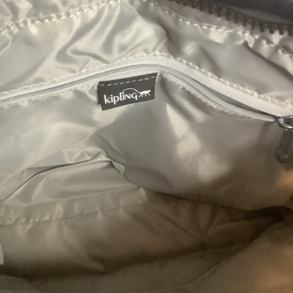Kipling Black JAYLA Small Shimmering Spot Bag nwt - Picture 12 of 16